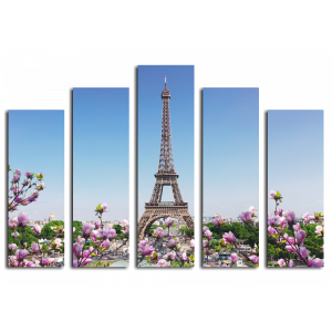Модульная картина Эйфелева башня, Париж
